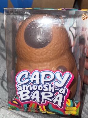 Jumbo Smoosh-a-Bara Brown Squishy Toy